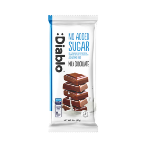 Diablo No Added Sugar Milk Chocolate Bar 85g