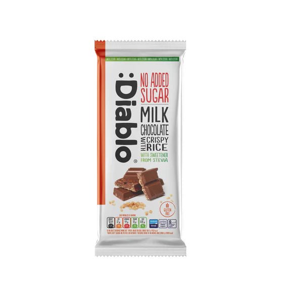 Milk Chocolate Crispy Rice 75g - Stevia