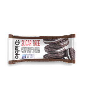 Dark Cocoa Vanilla Cookies 44g - Sugar Free