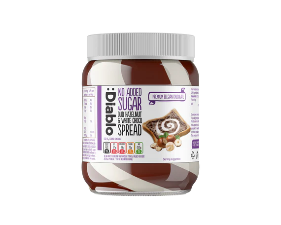 No Added Sugar White Chocolate Hazelnut Spread 350g