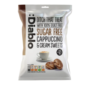 Sugar Free Cappuccino and Cream Sweets 75g