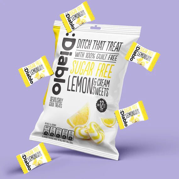 Sugar Free Lemon and Cream Sweets 75g
