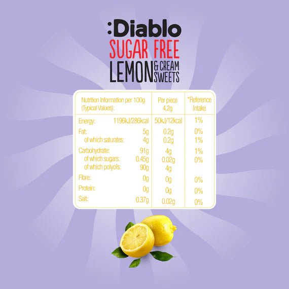 Sugar Free Lemon and Cream Sweets 75g