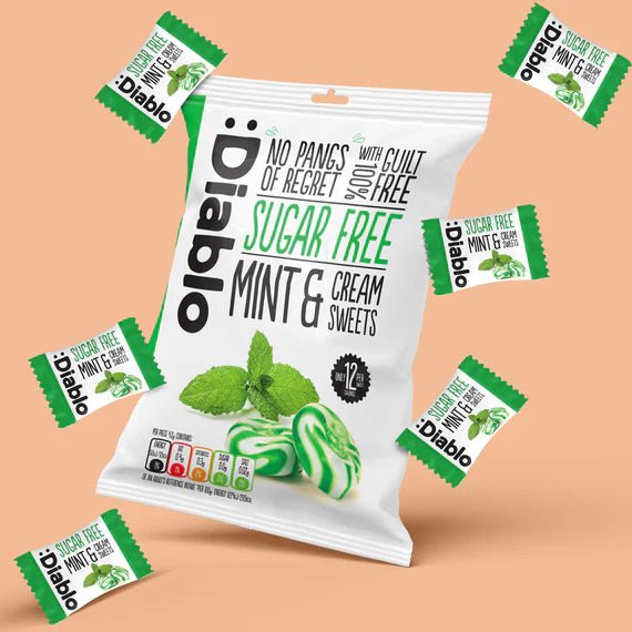 Sugar Free Mint and Cream Sweets 75g