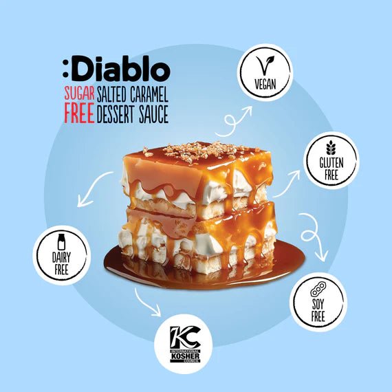 Sugar Free Salted Caramel Dessert Topping 360g