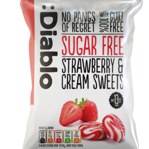 Sugar Free Strawberry and Cream Sweets 75g