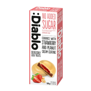 Strawberry Peanut Cookies 100g - No Added Sugar
